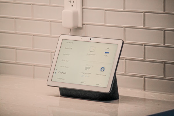 Smart thermostat interface and home automation setup
