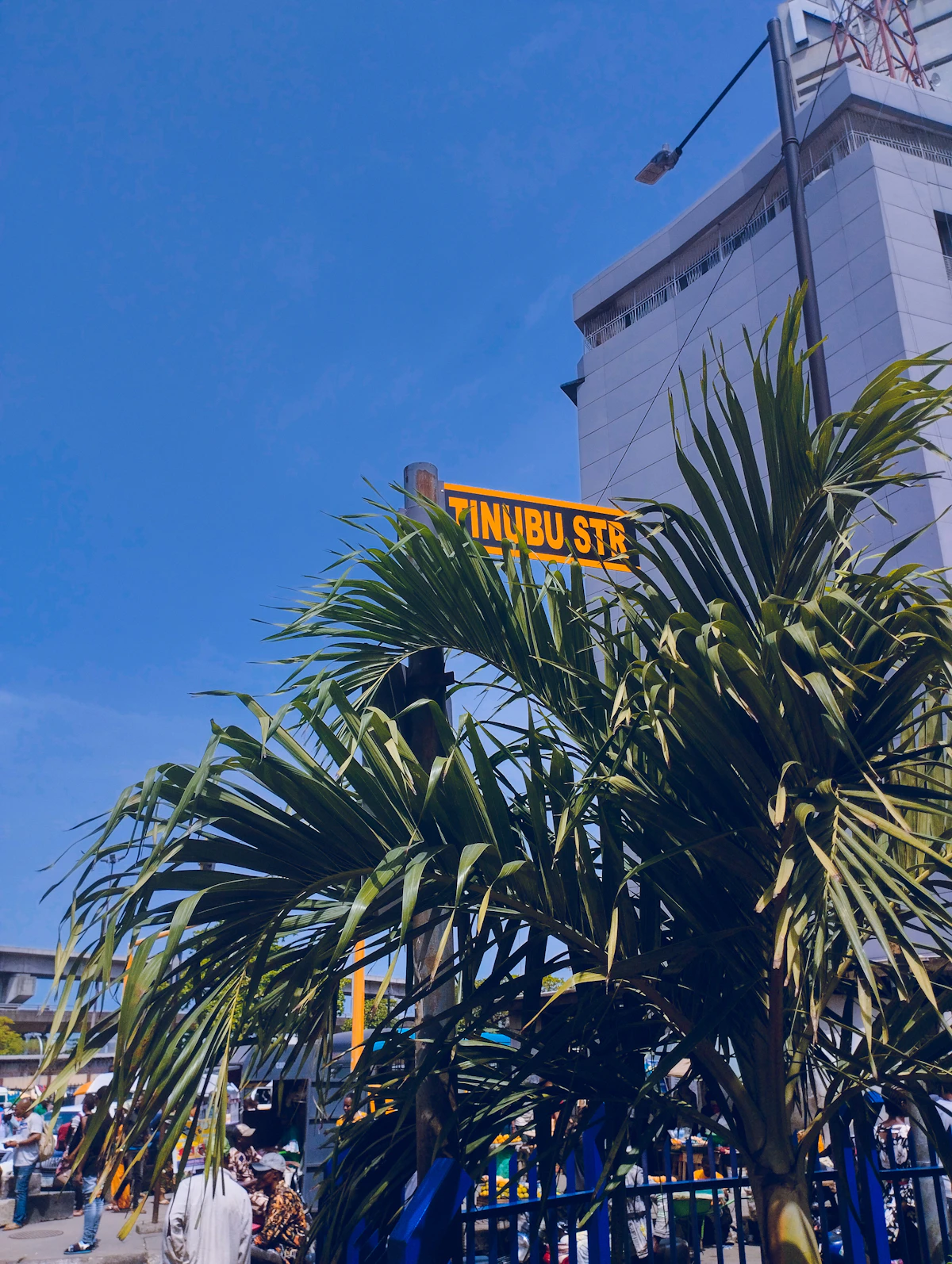 Two mismatched business signs with slightly different addresses printed on them side by side