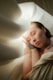 a person sleeping on a bed
