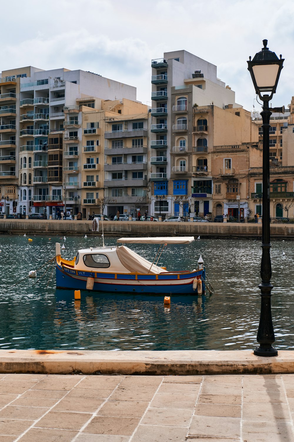 a boat in the water