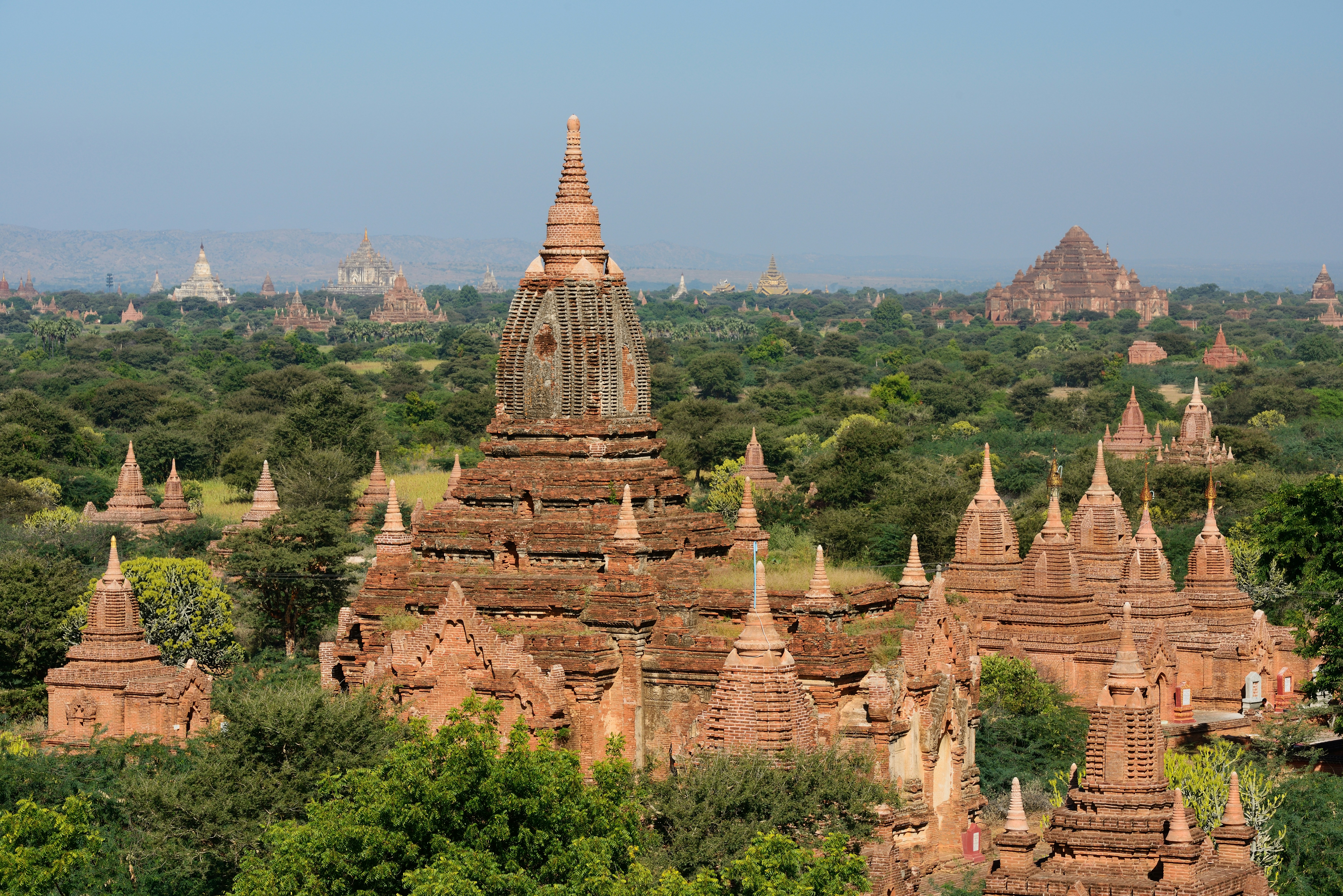 Buddhist pagodas at Bagan, Myanmar