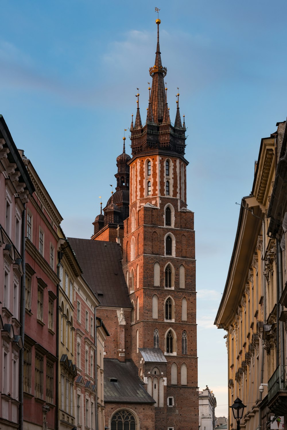 a tall building with a pointy tower