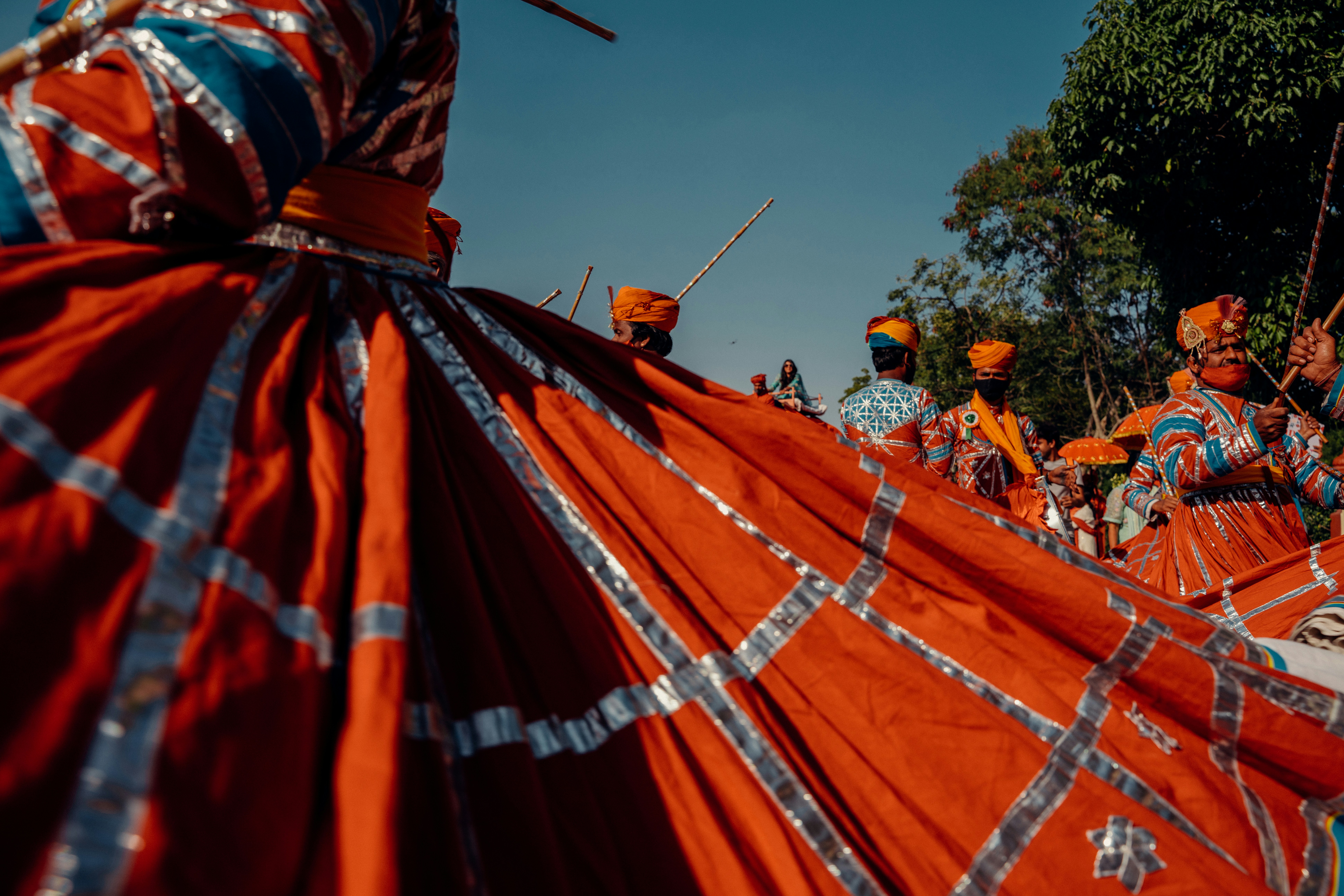 Traditional folk dance performance