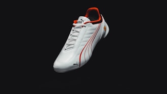 A sleek running shoe with visible embedded tech elements glowing softly in a vibrant 00a782 background.