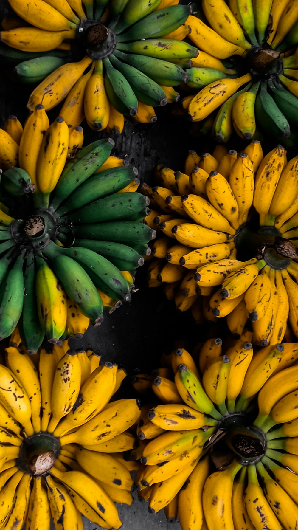 a bunch of bananas on a table