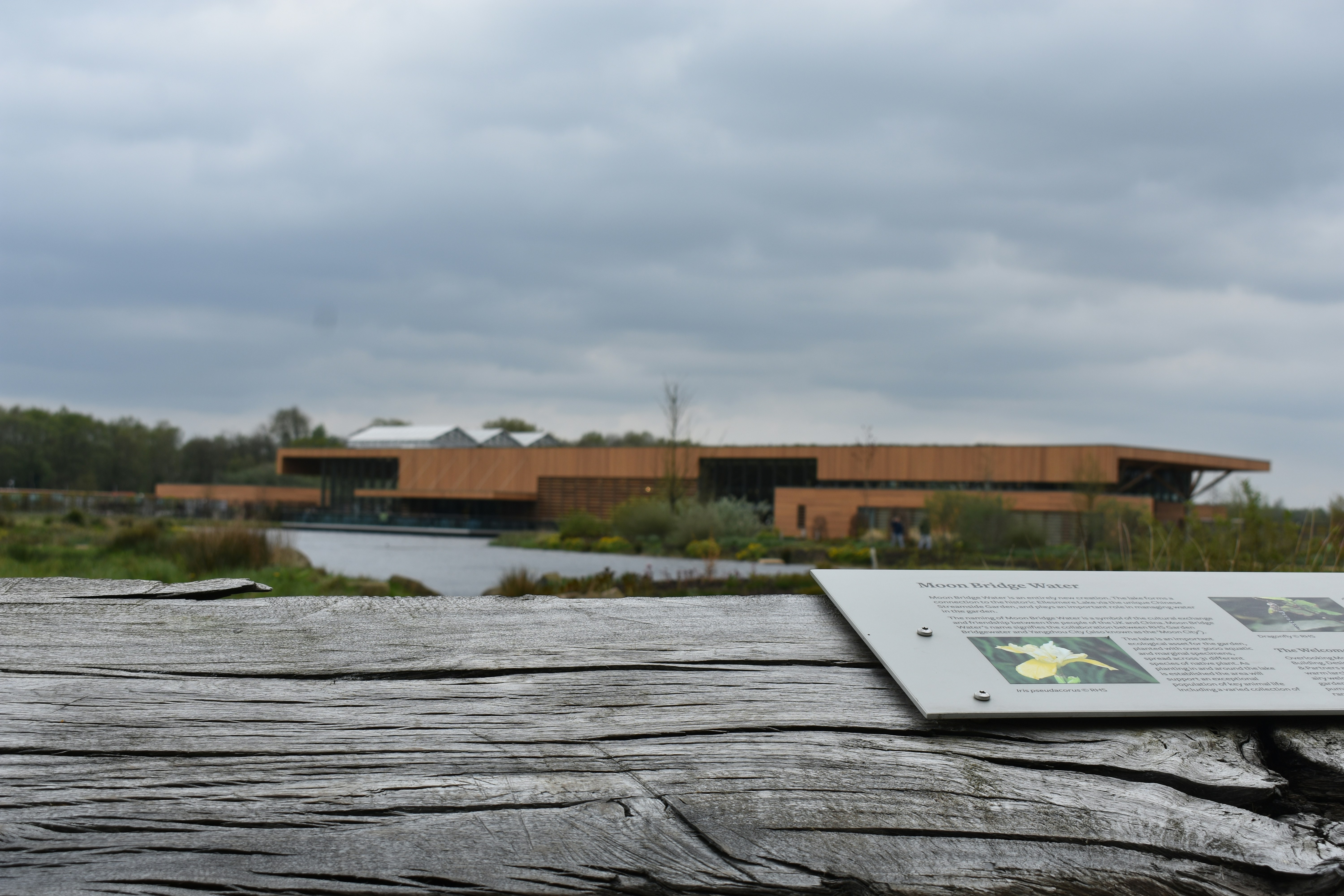 A tablet on a wood surface