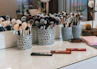 a group of utensils on a counter