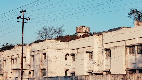 a building with a tower