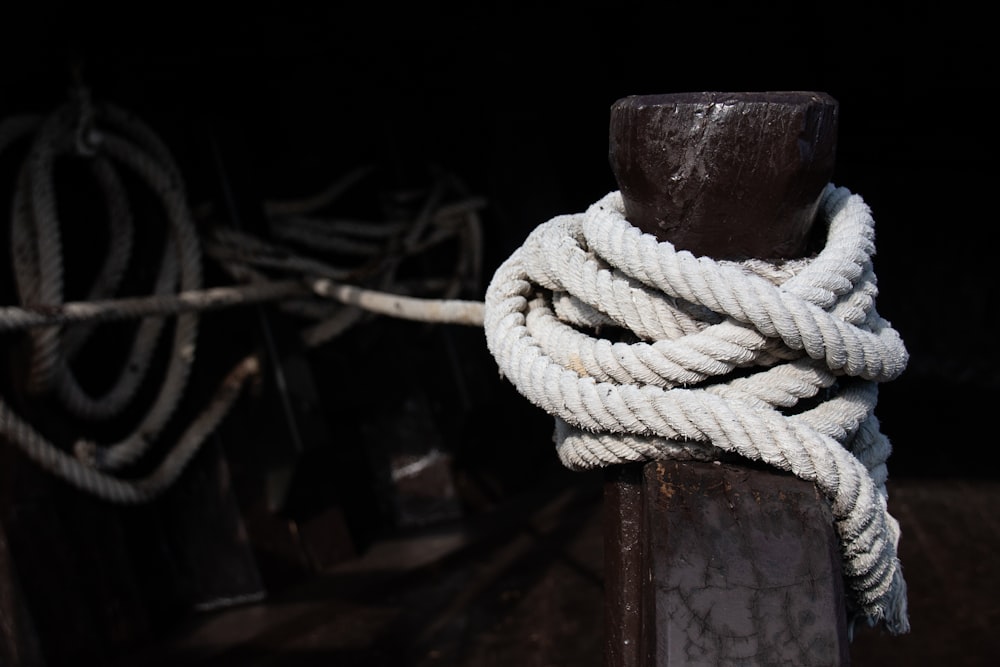 a close-up of a rope