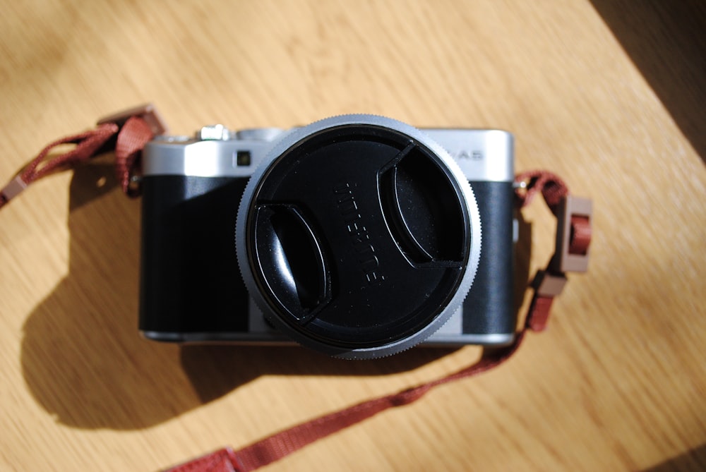 a camera on a table