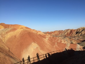a large desert landscape