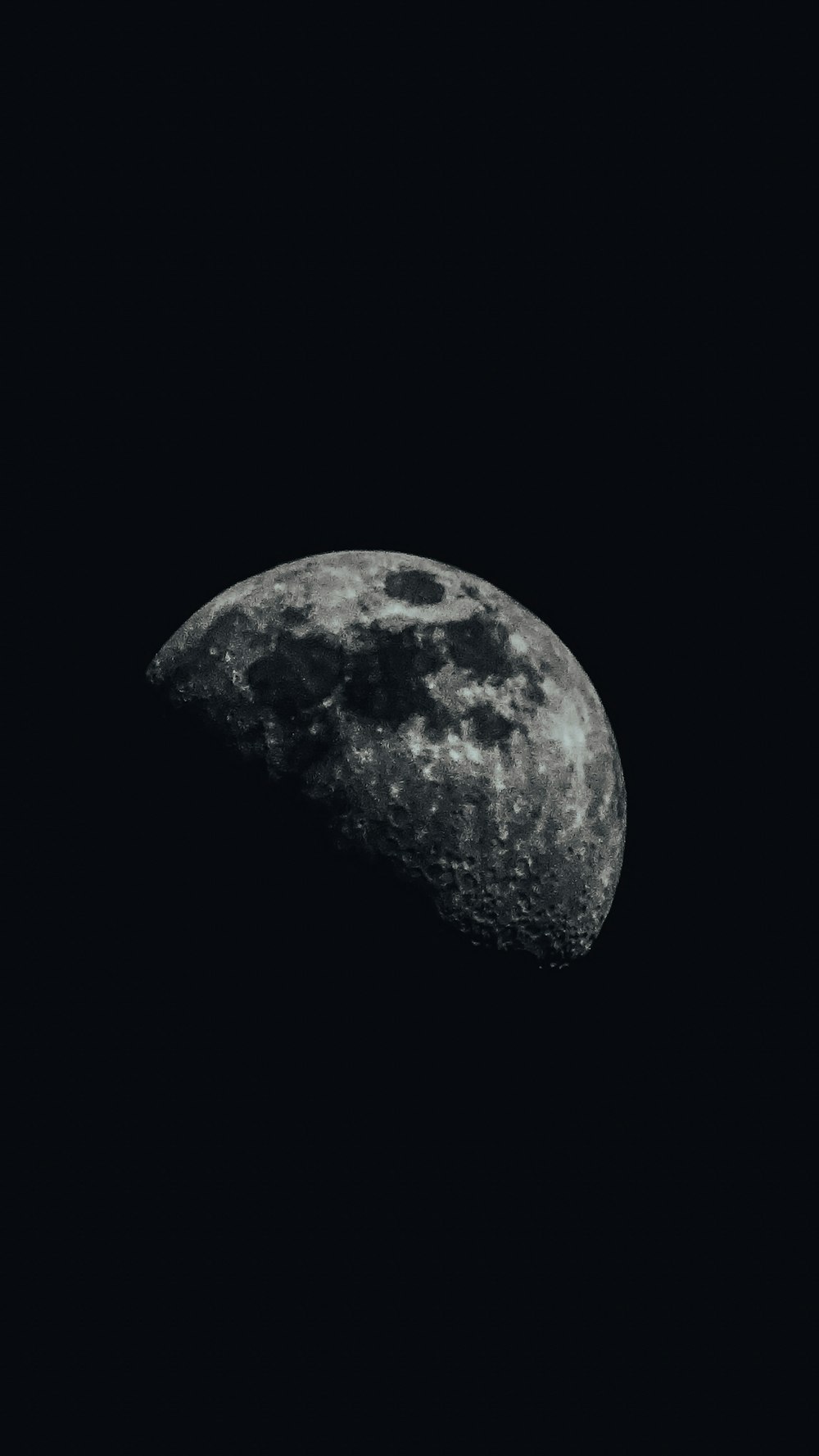 a close up of the moon