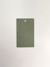A soft green and cream card symbolizing privacy with a lock icon.