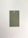 A rectangular paper card with a hole at the top center placed on a neutral, light background. The card is a muted green color.