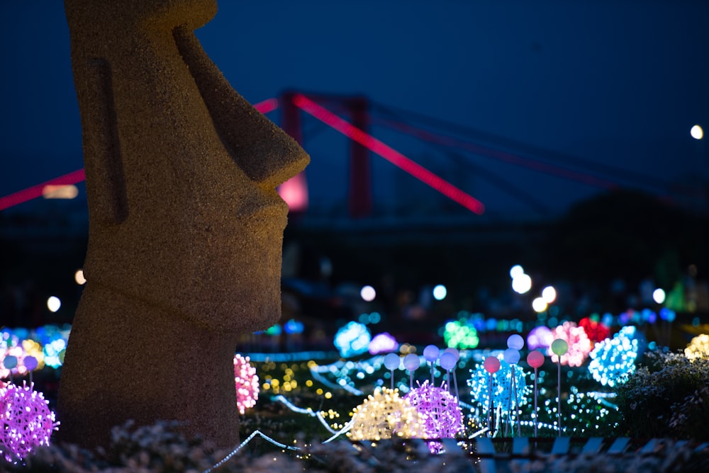 a hand holding a string of lights