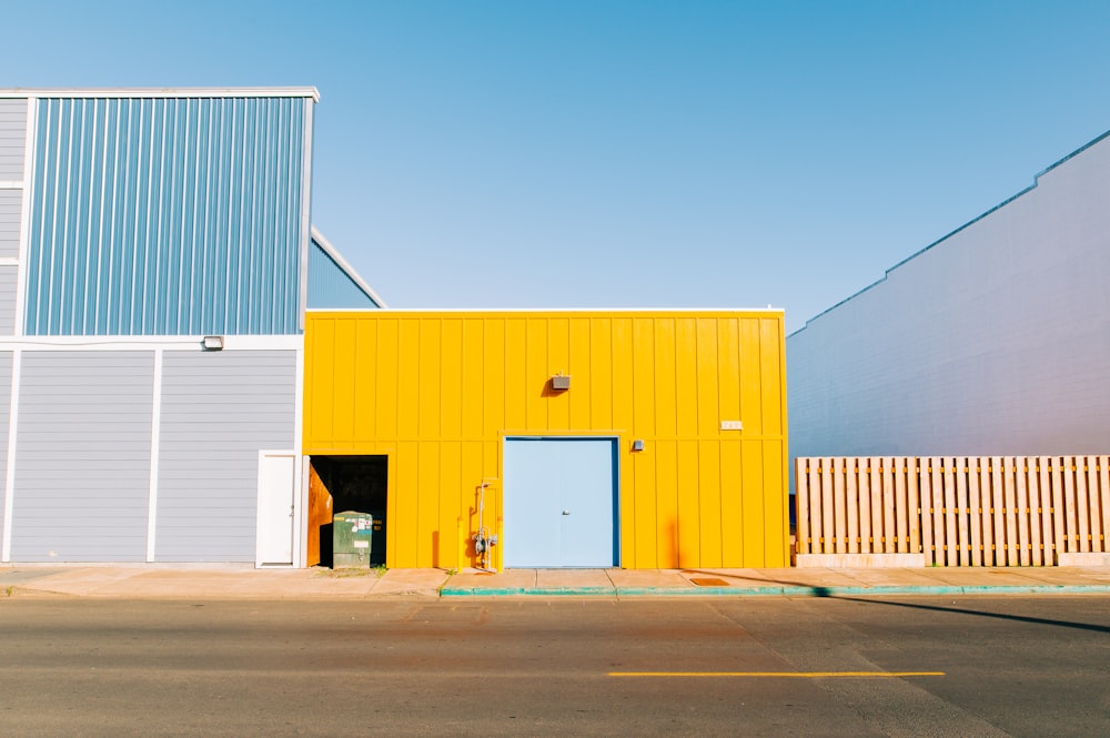 a row of garages