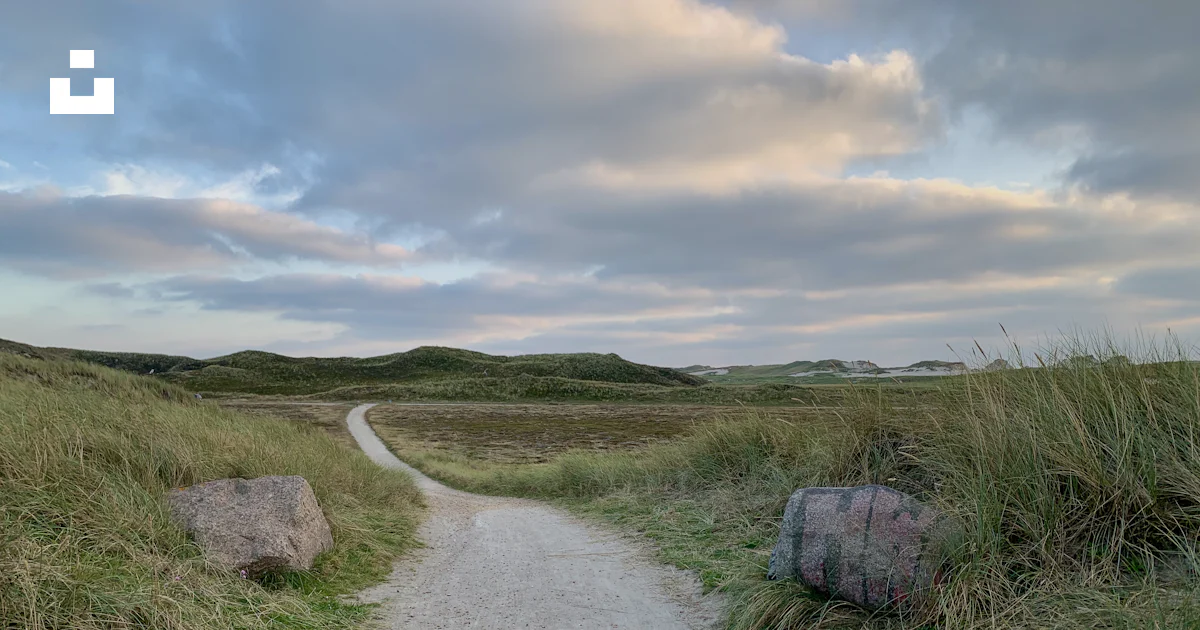 Dirt Path Rocks A dirt road with rocks on the side and grass on the side photo – Free ...