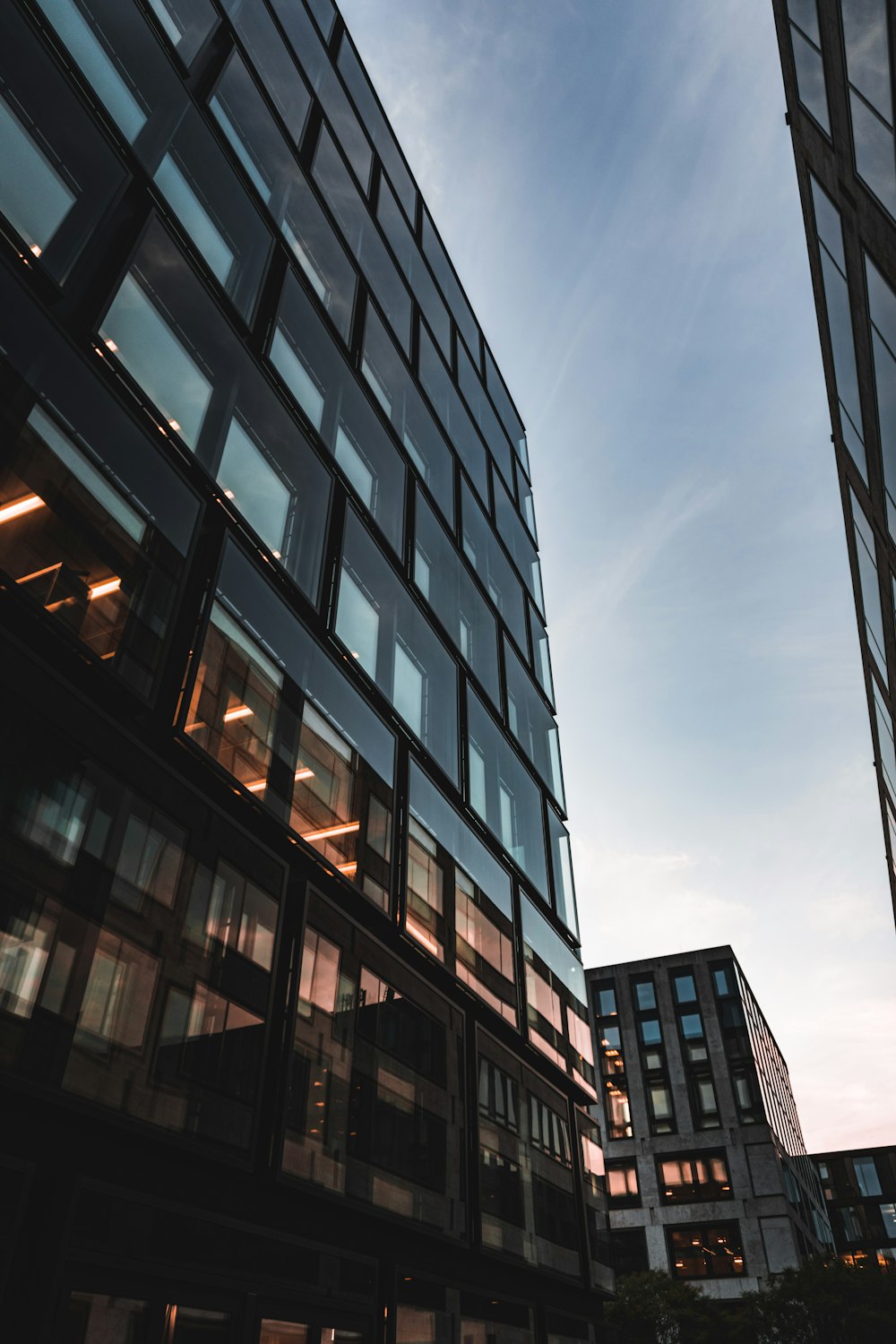 a tall building with many windows