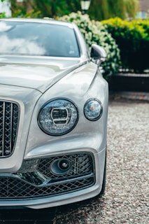 front of a car