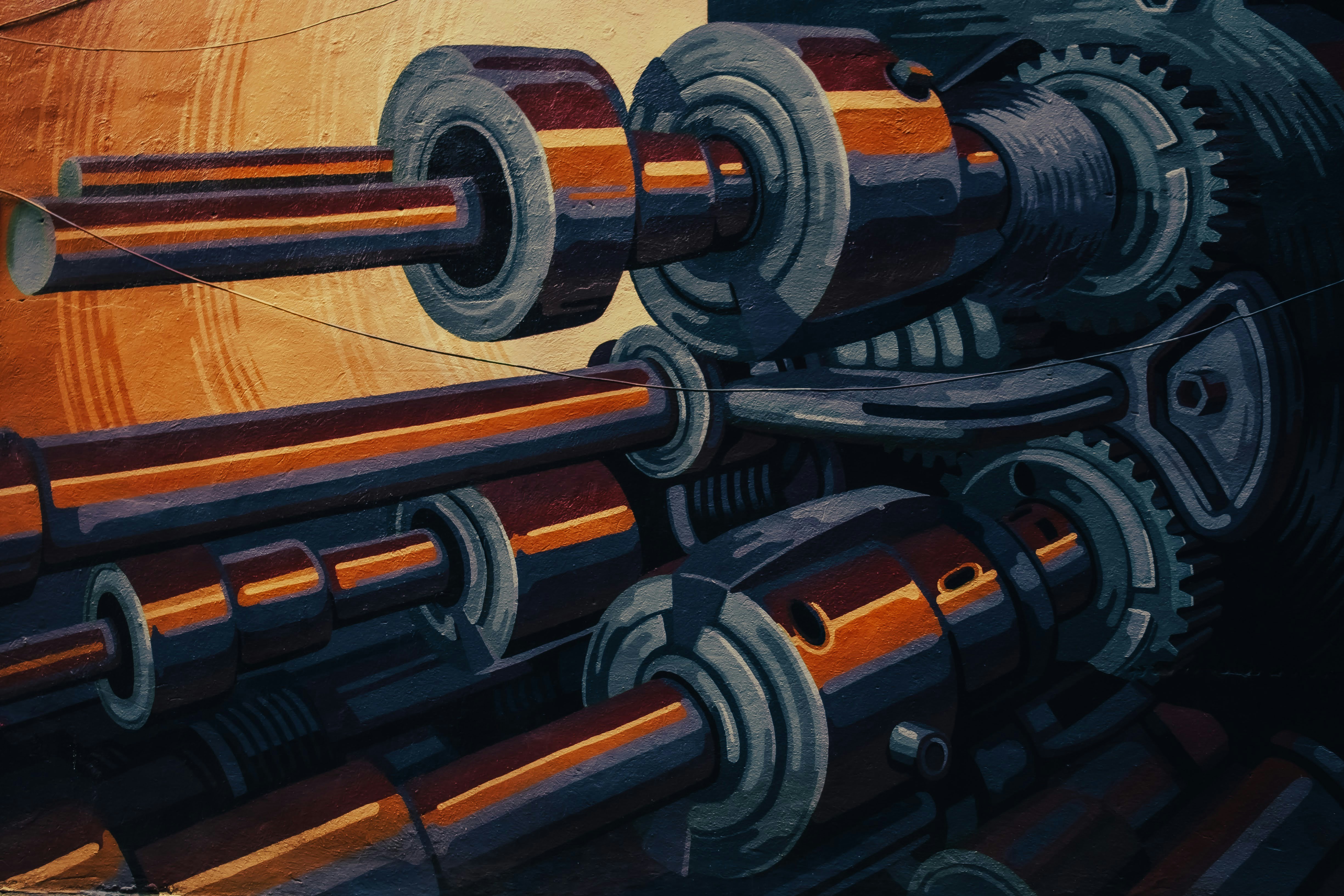 a close-up of a machine