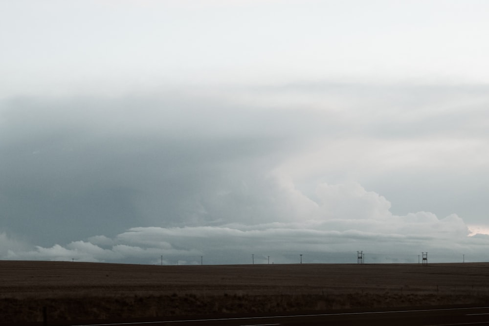 a large tornado in a field