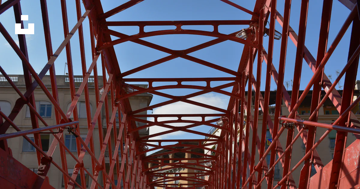 A red metal structure photo – Free Girona Image on Unsplash