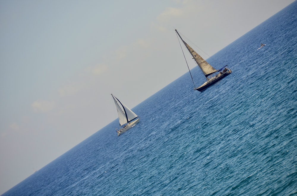 a sailboat in the ocean