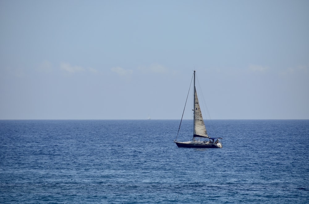 a sailboat on the water