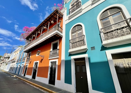 a row of buildings