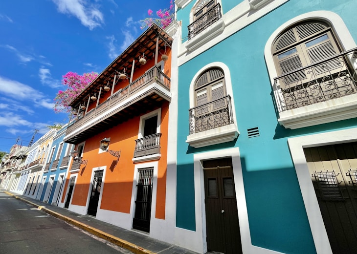 a row of buildings