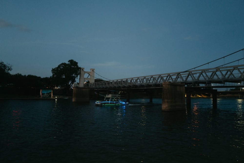 a bridge over a river