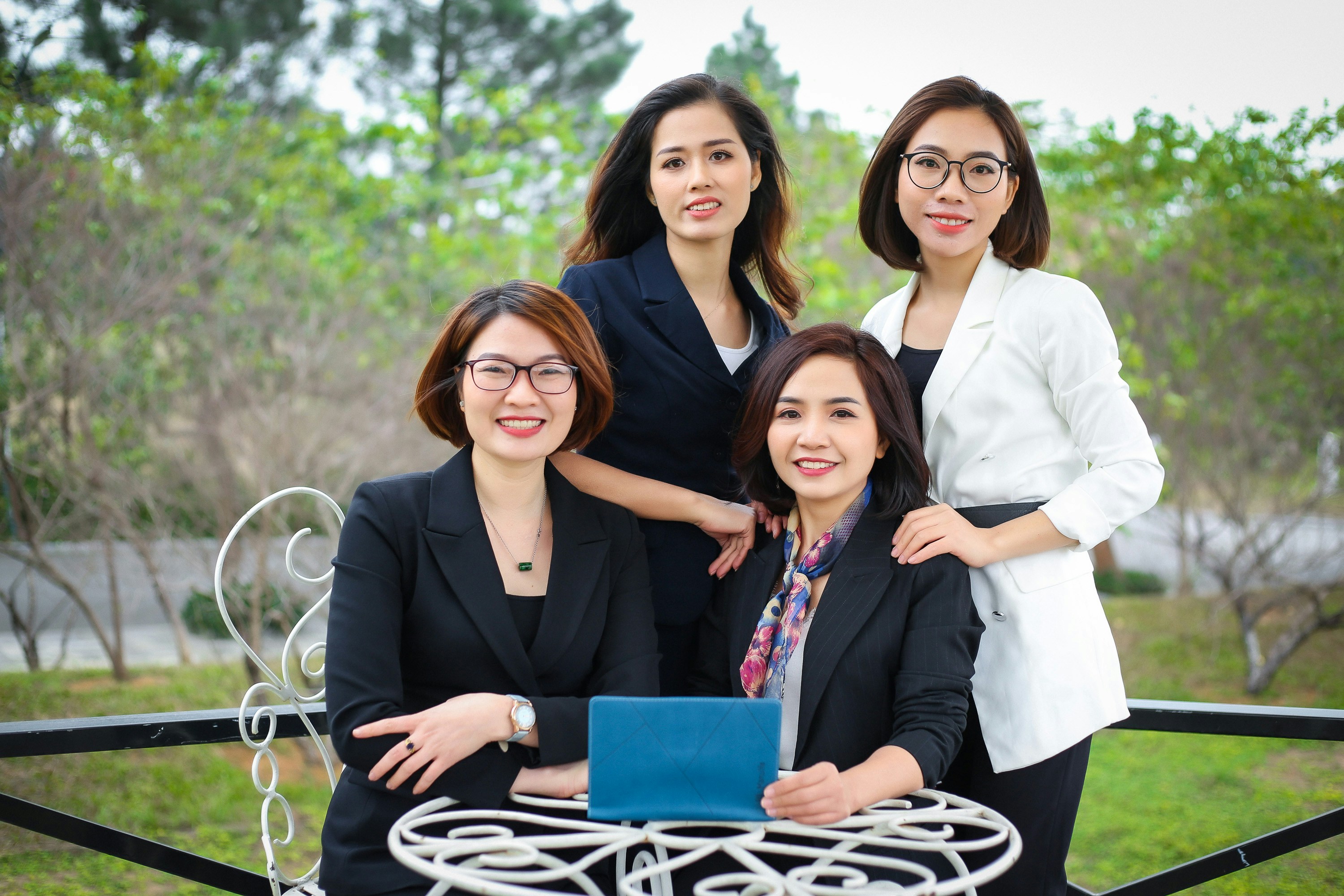 Business team celebration