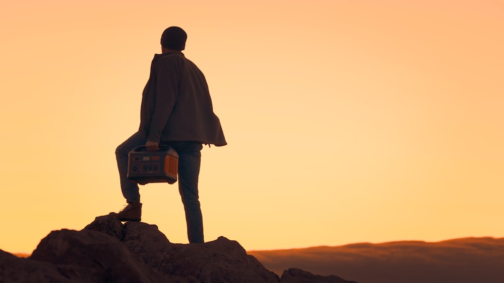 a man carrying a briefcase