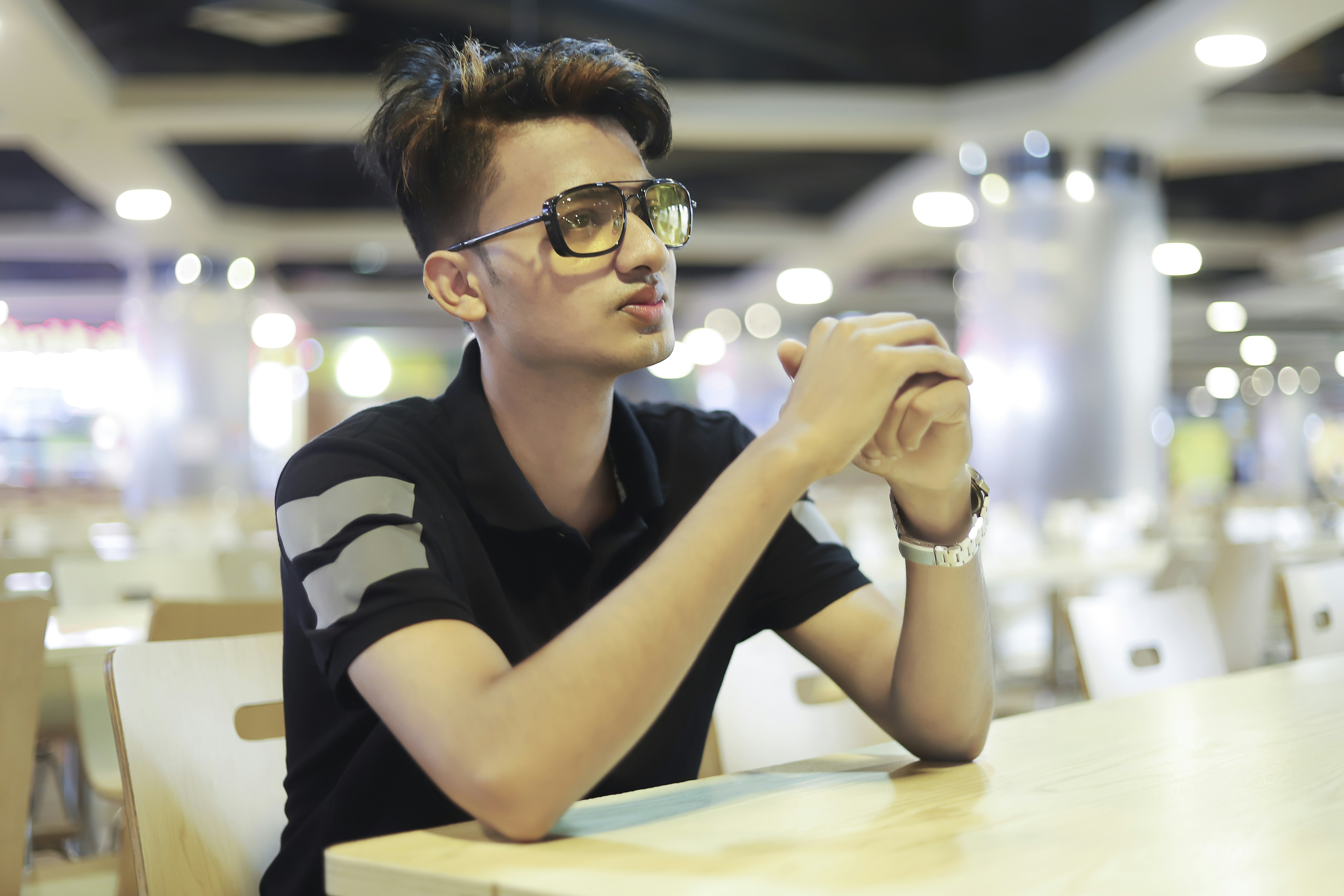 a woman wearing sunglasses