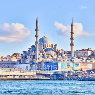New Mosque with a domed building