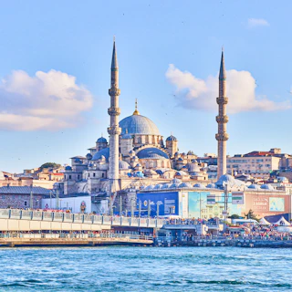 New Mosque with a domed building