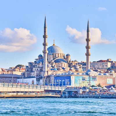 New Mosque with a domed building