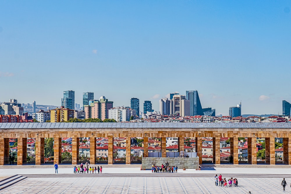 a large city landscape