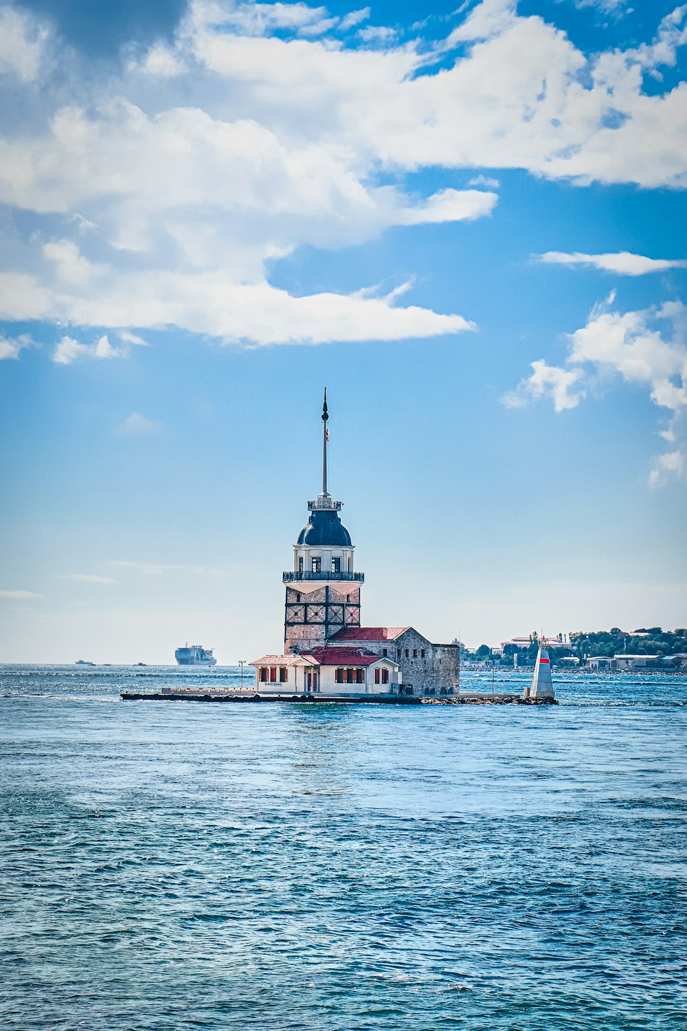 Maiden's Tower on an island