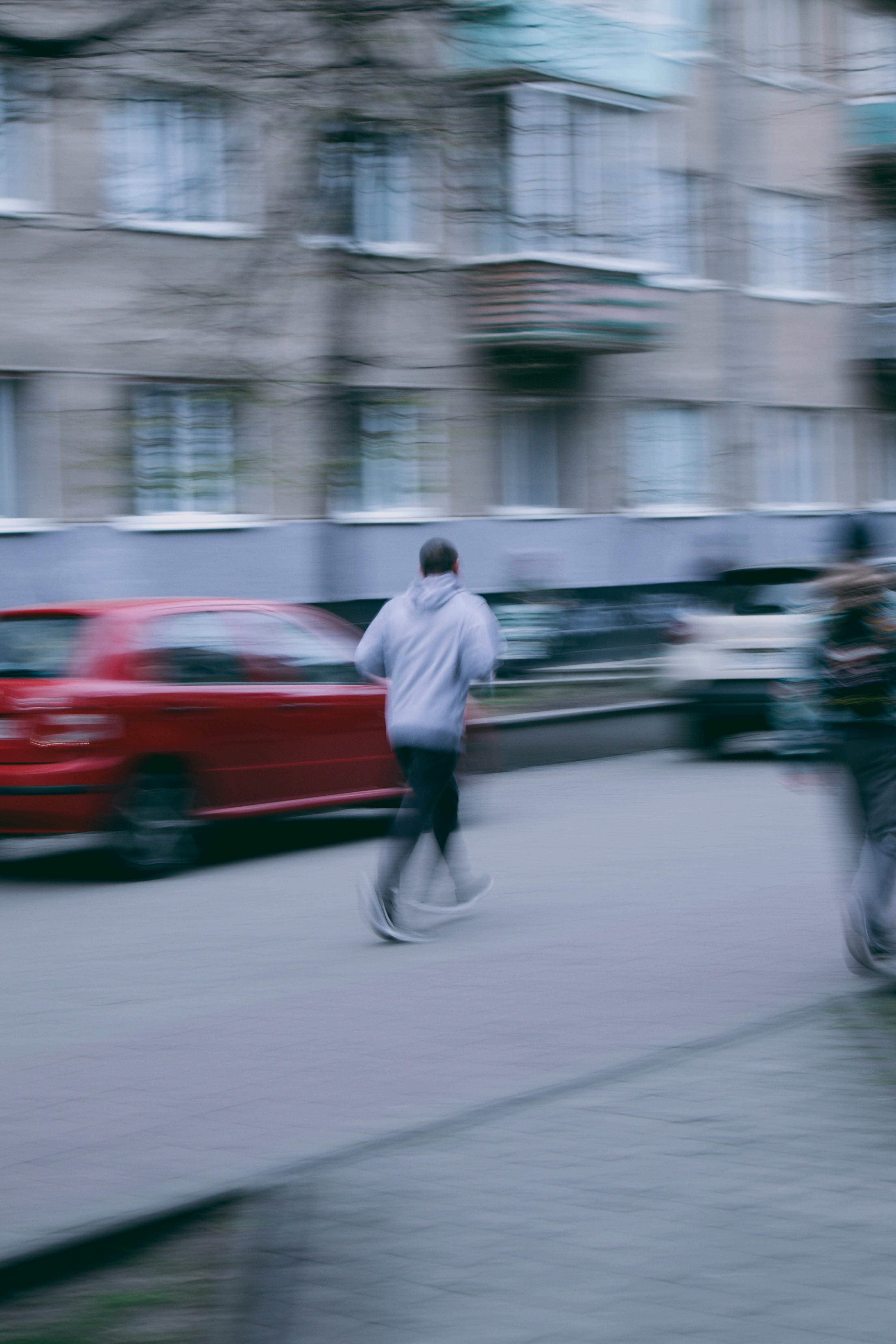 a person riding a bicycle