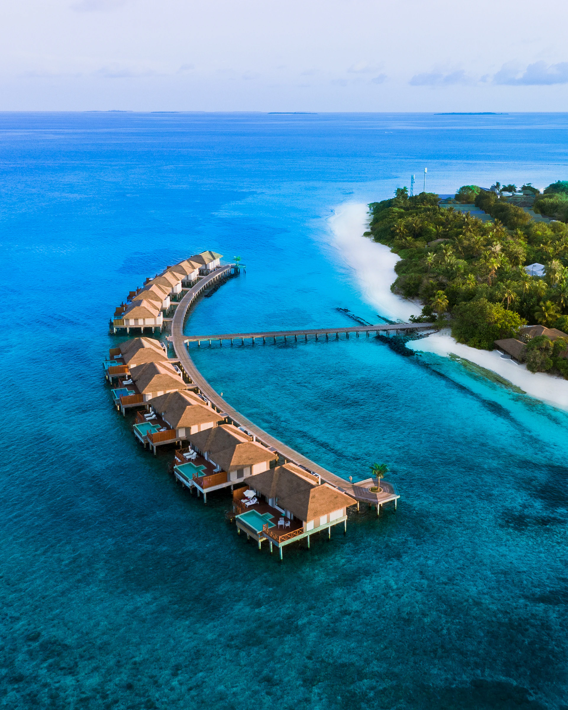 a dock with a building on it