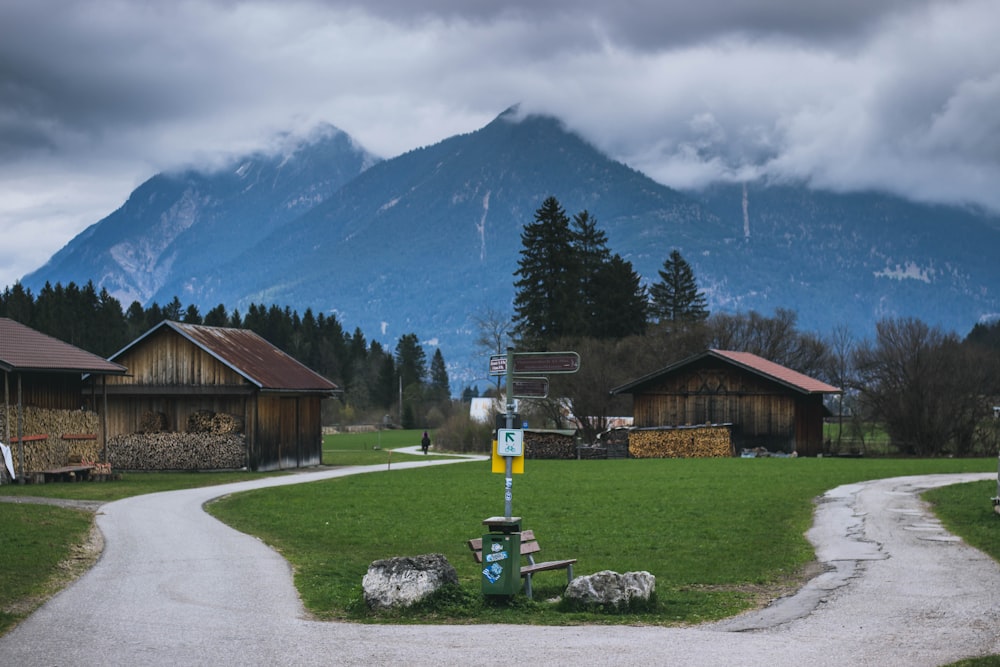 a road leading to a building