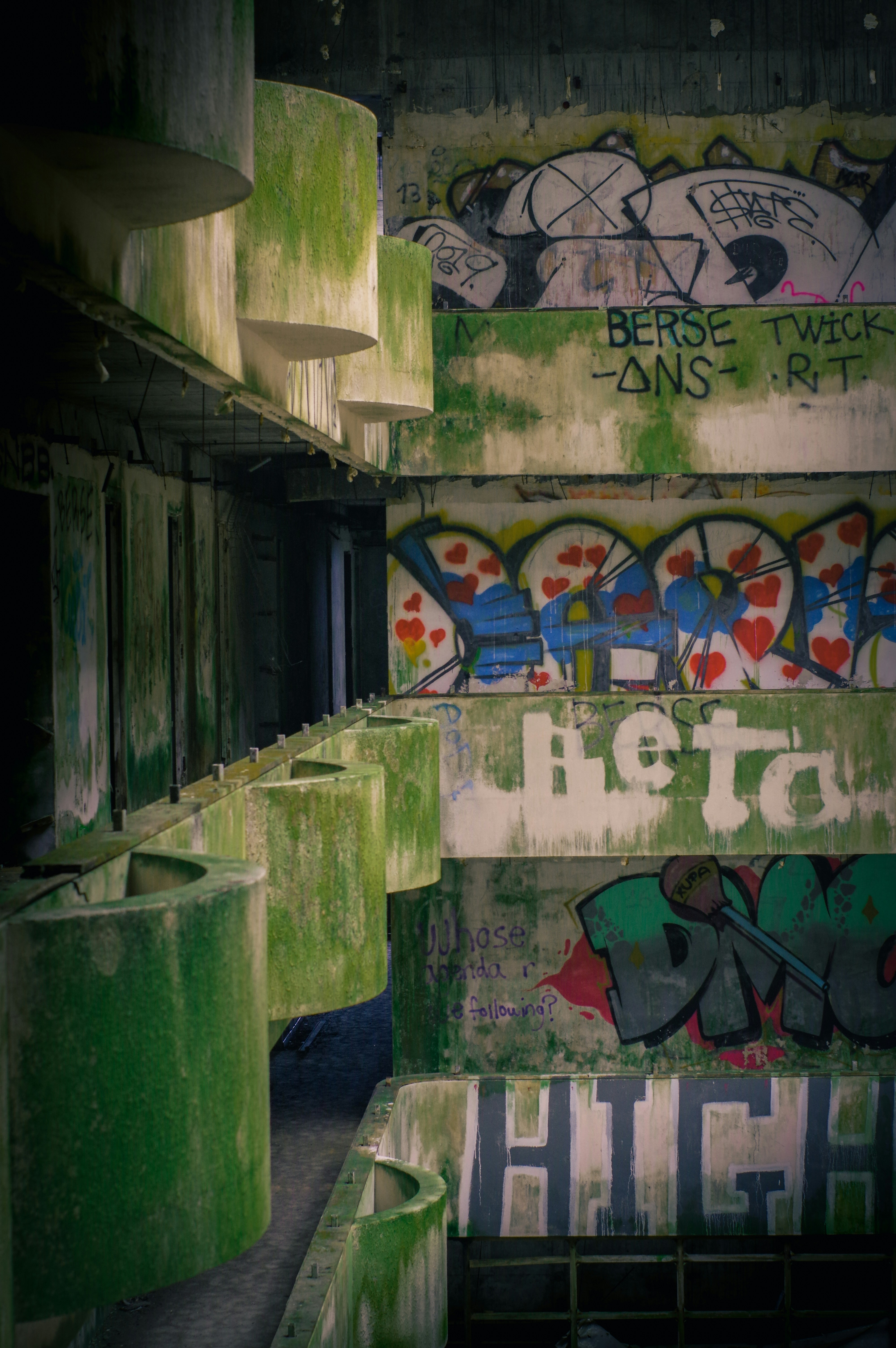 graffiti on a wall