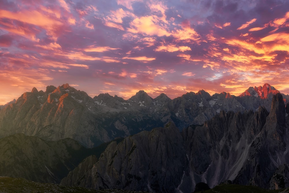 a rocky mountain range