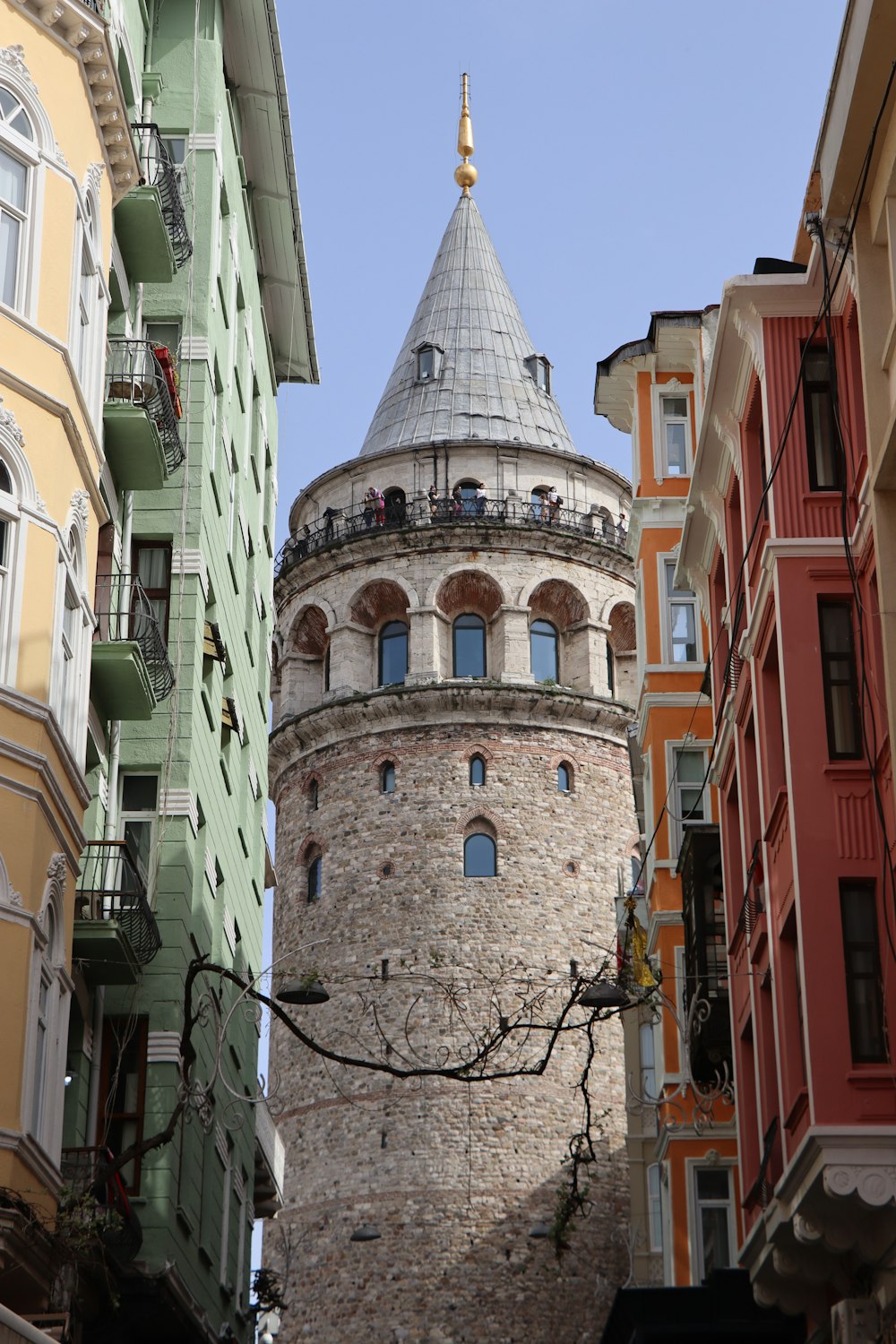 a building with a steeple