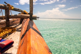 a boat on the water