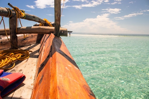 a boat on the water