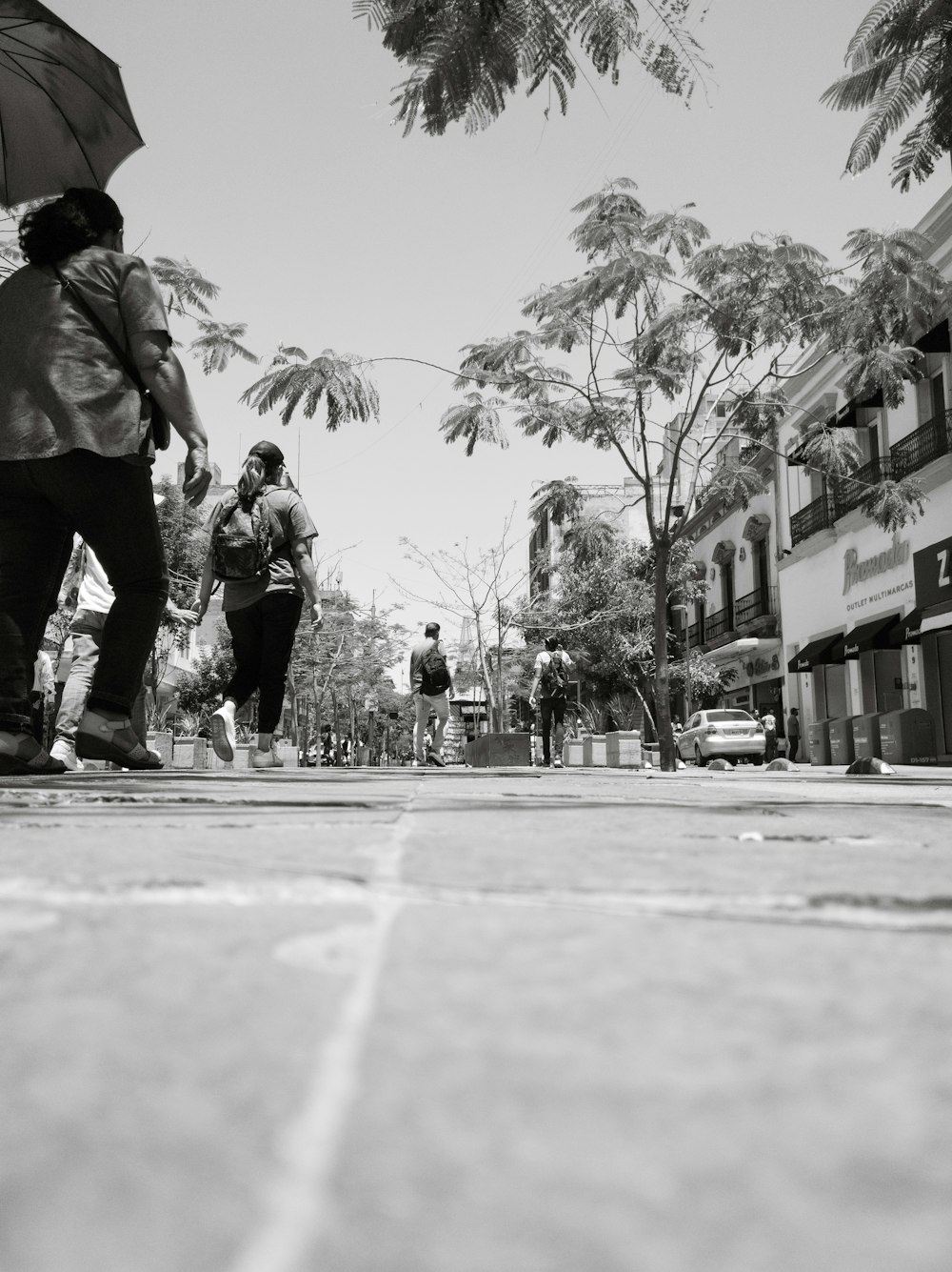 people walking on the street