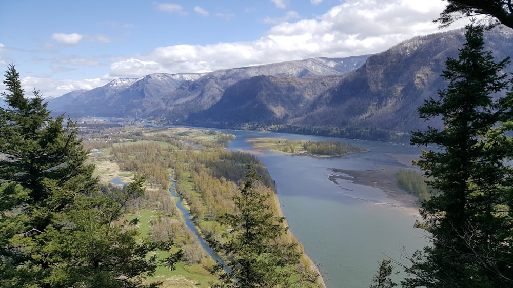 a river running through a valley