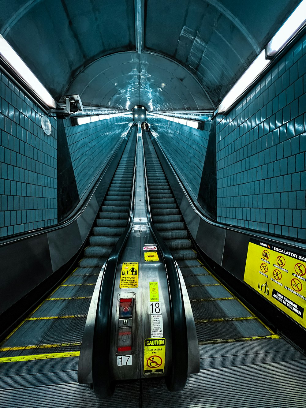 a car in a tunnel